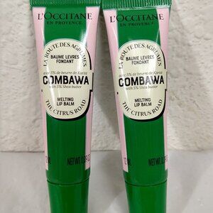L'Occitane Limited Edition Combawa Melting Lip Balm 12 ML X 2 NEW